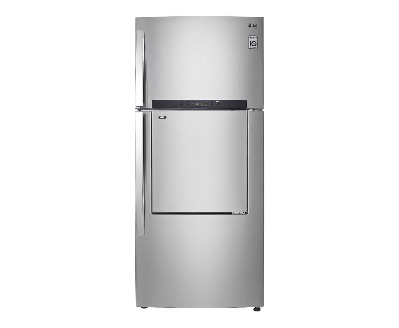 Front view of 510L STAINLESS STEEL VCM TOP FREEZER WITH DOOR-IN-DOOR™ GC-D512HLAL